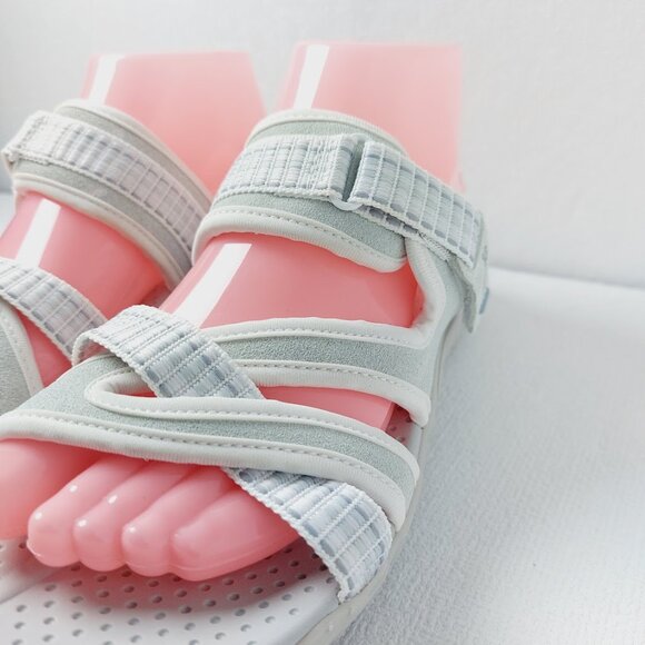 Skechers Women's Ivory White Reggae Suede Slip-On Slide Sandal Size US 8.5 - Picture 7 of 12